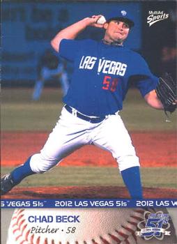 2012 MultiAd Las Vegas 51s #1 Chad Beck Front