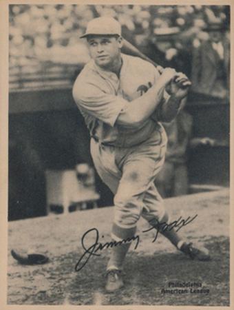 1929 Kashin Publications (R316) #NNO Jimmie Foxx Front
