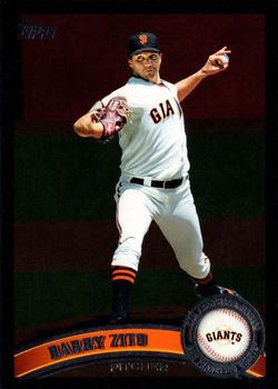 2011 Topps - Black Border #22 Barry Zito Front