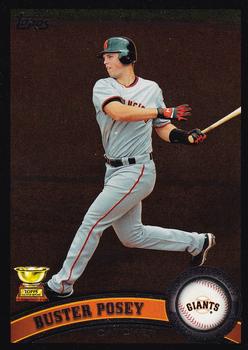 2011 Topps - Black Border #198 Buster Posey Front