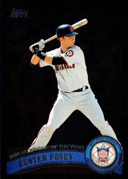 2011 Topps - Black Border #282 Buster Posey Front