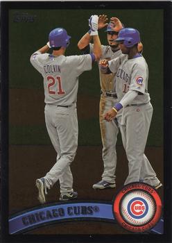 2011 Topps - Black Border #309 Chicago Cubs Front