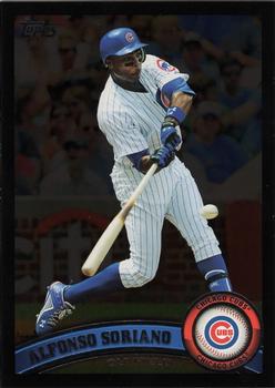 2011 Topps - Black Border #356 Alfonso Soriano Front