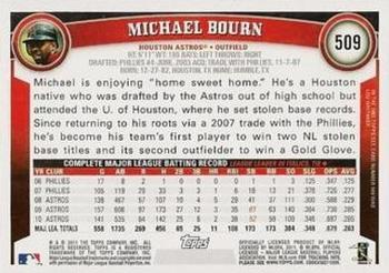 2011 Topps - Black Border #509 Michael Bourn Back