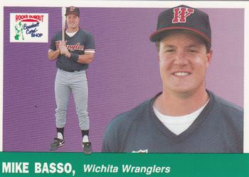 1991 Rock's Dugout Wichita Wranglers #11 Mike Basso Front