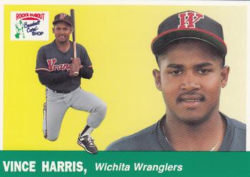 1991 Rock's Dugout Wichita Wranglers #20 Vince Harris Front