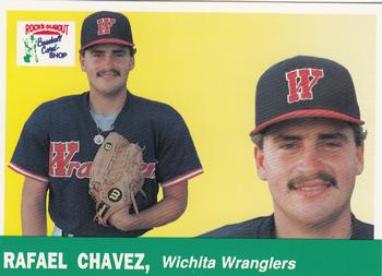 1991 Rock's Dugout Wichita Wranglers #2 Rafael Chavez Front