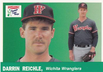 1991 Rock's Dugout Wichita Wranglers #7 Darrin Reichle Front