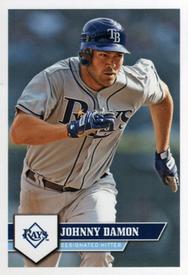 2011 Topps Stickers #28 Johnny Damon Front