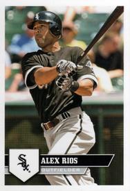 2011 Topps Stickers #47 Alex Rios Front