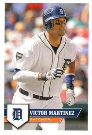 2011 Topps Stickers #71 Victor Martinez Front