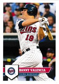 2011 Topps Stickers #85 Danny Valencia Front
