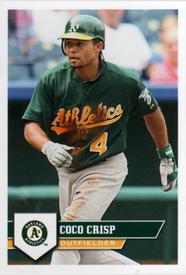2011 Topps Stickers #101 Coco Crisp Front