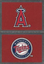 2011 Topps Stickers #132 132 Angels / 299 Twins Front