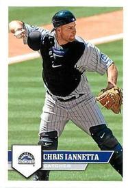 2011 Topps Stickers #257 Chris Iannetta Front