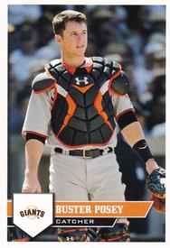 2011 Topps Stickers #284 Buster Posey Front