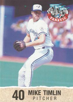1992 Toronto Blue Jays Fire Safety #NNO Mike Timlin Front
