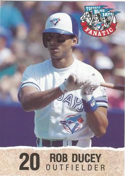 1992 Toronto Blue Jays Fire Safety #NNO Rob Ducey Front