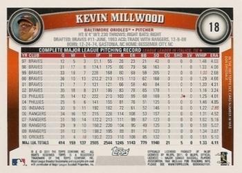 2011 Topps - Diamond Anniversary Limited Edition #18 Kevin Millwood Back