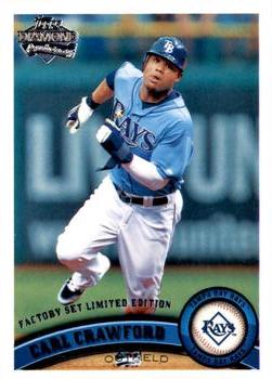 2011 Topps - Diamond Anniversary Limited Edition #25 Carl Crawford Front