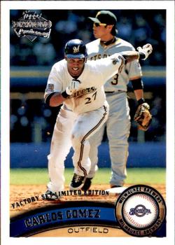 2011 Topps - Diamond Anniversary Limited Edition #97 Carlos Gomez Front