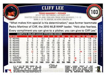 2011 Topps - Diamond Anniversary Limited Edition #103 Cliff Lee Back