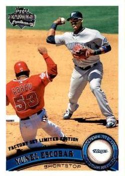2011 Topps - Diamond Anniversary Limited Edition #217 Yunel Escobar Front