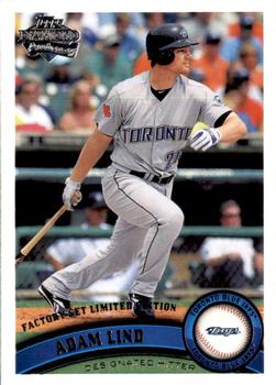 2011 Topps - Diamond Anniversary Limited Edition #365 Adam Lind Front