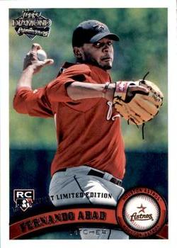 2011 Topps - Diamond Anniversary Limited Edition #491 Fernando Abad Front