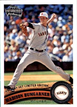 2011 Topps - Diamond Anniversary Limited Edition #555 Madison Bumgarner Front