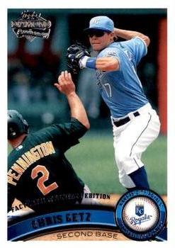 2011 Topps - Diamond Anniversary Limited Edition #654 Chris Getz Front