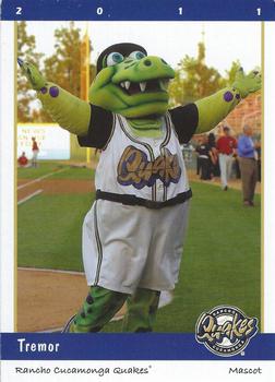 2011 Grandstand Rancho Cucamonga Quakes #NNO Tremor Front
