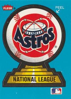 1987 Fleer - Team Stickers #NNO Houston Astros Front