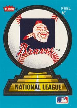 1987 Fleer - Team Stickers #NNO Atlanta Braves Front