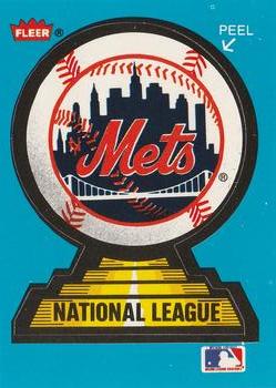 1987 Fleer - Team Stickers #NNO New York Mets Front