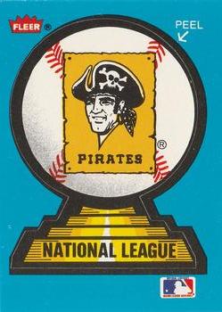 1987 Fleer - Team Stickers #NNO Pittsburgh Pirates Front