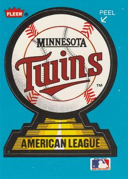 1987 Fleer - Team Stickers #NNO Minnesota Twins Front
