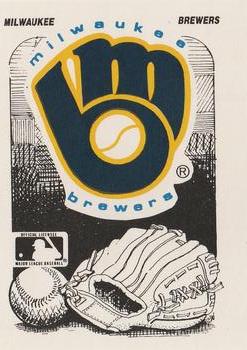 1987 Fleer - Team Stickers #NNO Milwaukee Brewers / New York Mets Back