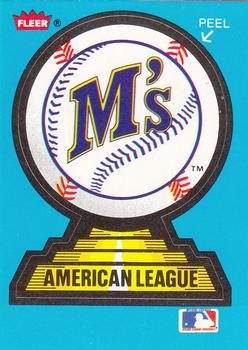 1987 Fleer - Team Stickers #NNO Seattle Mariners Front
