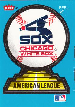 1987 Fleer - Team Stickers #NNO Chicago White Sox Front