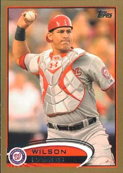 2012 Topps - Gold #12 Wilson Ramos Front