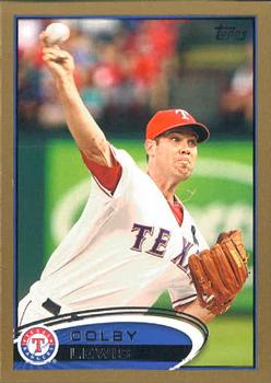 2012 Topps - Gold #18 Colby Lewis Front