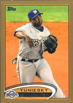 2012 Topps - Gold #57 Yuniesky Betancourt Front