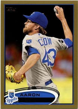 2012 Topps - Gold #67 Aaron Crow Front