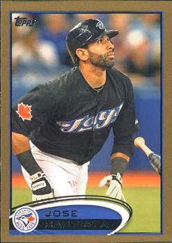 2012 Topps - Gold #100 Jose Bautista Front