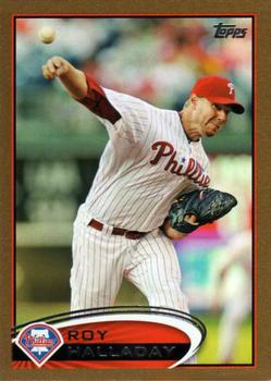 2012 Topps - Gold #150 Roy Halladay Front