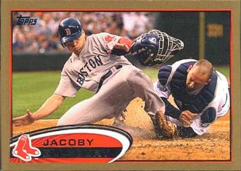2012 Topps - Gold #170 Jacoby Ellsbury Front