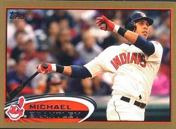 2012 Topps - Gold #182 Michael Brantley Front