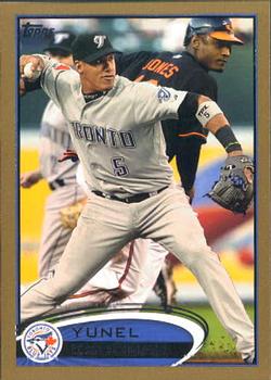 2012 Topps - Gold #229 Yunel Escobar Front