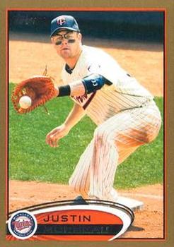 2012 Topps - Gold #230 Justin Morneau Front